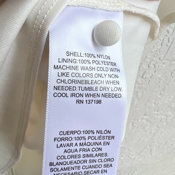 Danielle Bernstein tulle mini dress cream size small - Picture 7 of 8